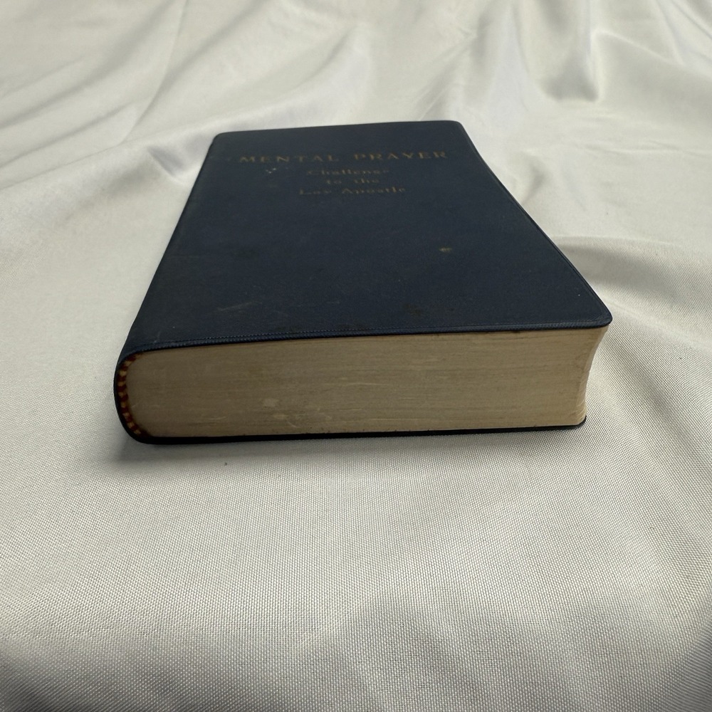 1958 MENTAL PRAYER: CHALLENGE TO THE LAY APOSTLE PRAYER MANUAL STORED - Picture 4 of 9